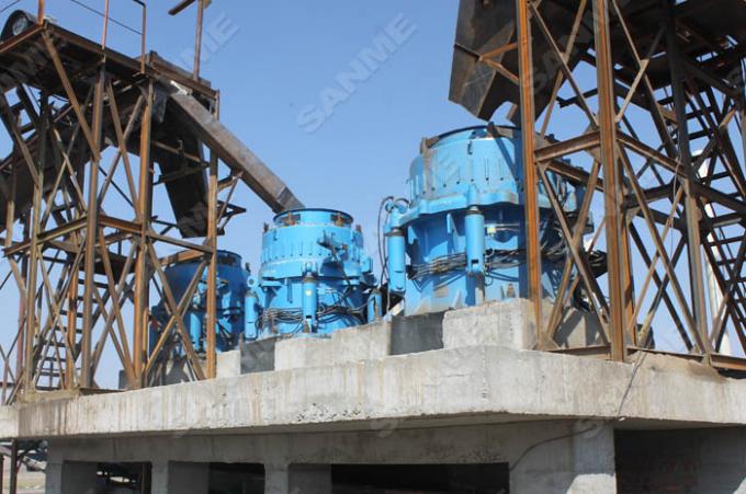 ISO 1566t/H Mineral Crushing Iron Ore Production Line 1