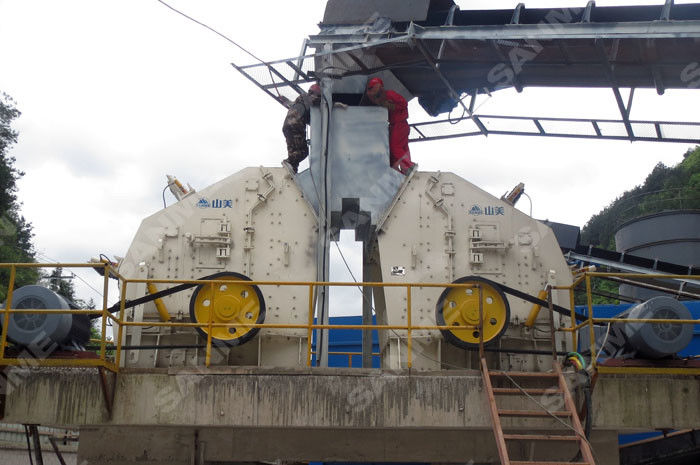 Secondary Impact Crusher Machine , Convenient Maintenance Stone Crushing Machine