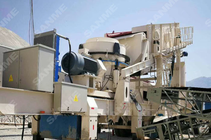 Limestone Iron Ore Mining Cone Portable Stone Crusher