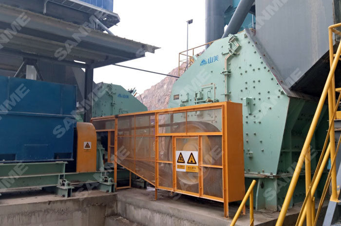 Durable Impact Crusher Machine Feeding Size 300mm-1600mm Reasonable Structure