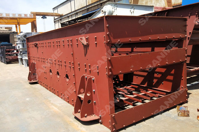Industrial Vibrating Screen For Stone Crusher Customized Voltage