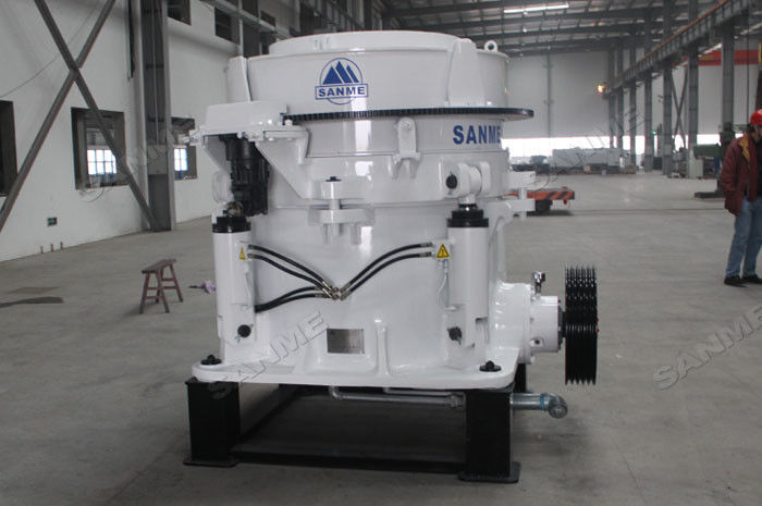 Quartz Feeding 335mm 1220t/H Cone Crusher Machine