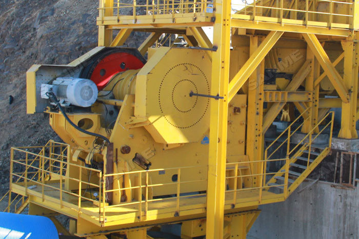 Mining Metallurgy 2100t/H Coal Jaw Crusher 350mm Discharge