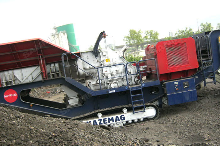 Hard Stone 1360mm Feeding 480t/H Crawler Impact Crusher