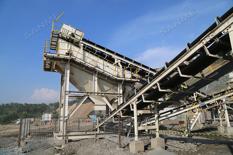 Screening Feeding 450mm Basalt Crushing Machine