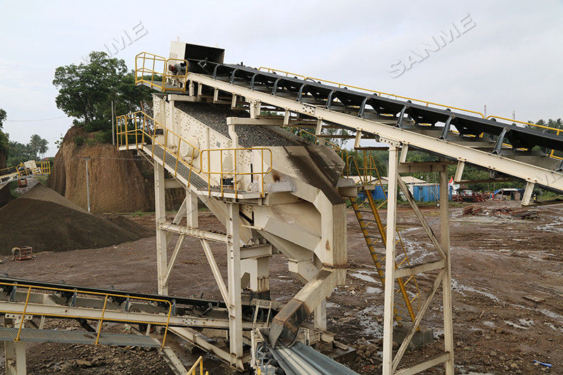 500t/H Melting Basalt Feeding 450mm Mining Crushing Machine