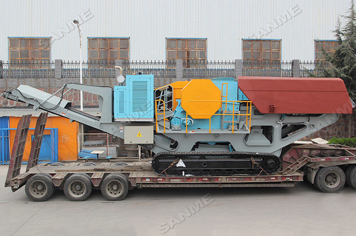 Hydraulic Metallurgy Quarry Jaw Crusher Feeding 510mm Wheel Mounted