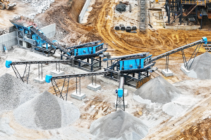 What does modular mobile crushing station mean