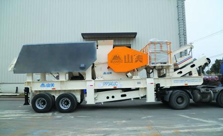 Hydraulic Feeding 1200mm 810t/H Portable Jaw Crusher 0