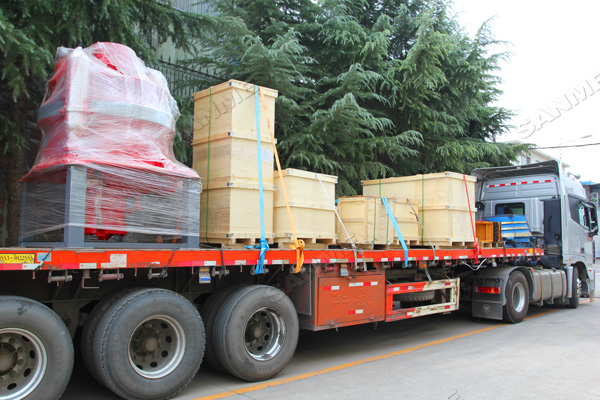 latest company news about SMG200EC hydraulic cone crusher was delivered to Mexico  0
