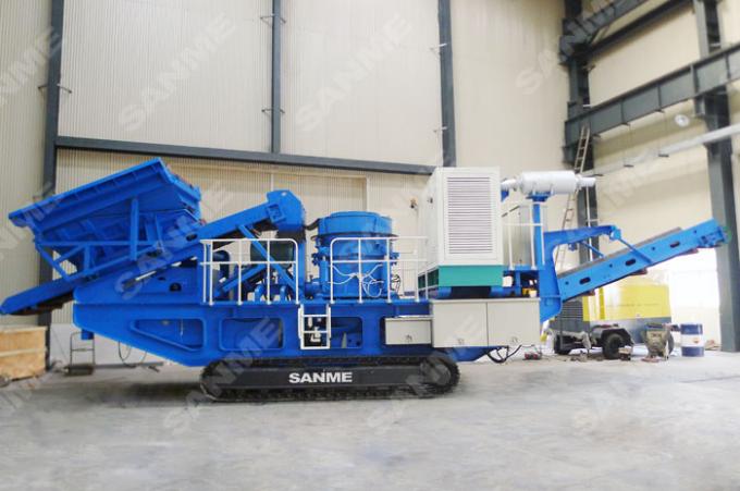 Hydraulic 261kw 150t/H Tunnel Slag Aggregate Cone Crusher 0