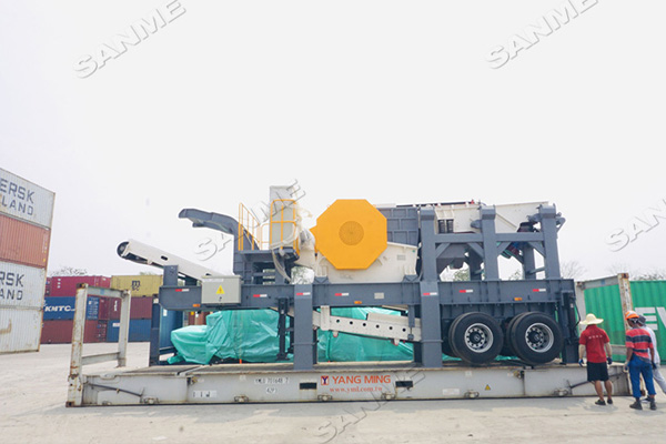 latest company news about 120 T/H Mobile Jaw Crushing Plant was delivered to Indonesia  0