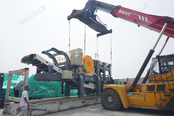 latest company news about 120 T/H Mobile Jaw Crushing Plant was delivered to Indonesia  1