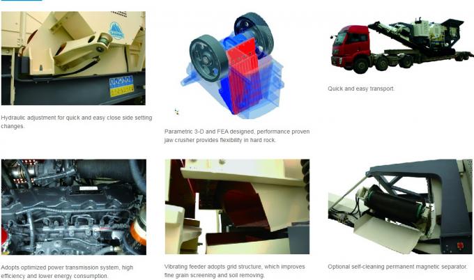 800t/H Mining Construction Mobile Jaw Crusher 1