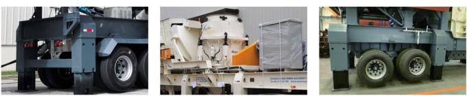 586t/H River Pebbles Limestone Portable Cone Crusher 0