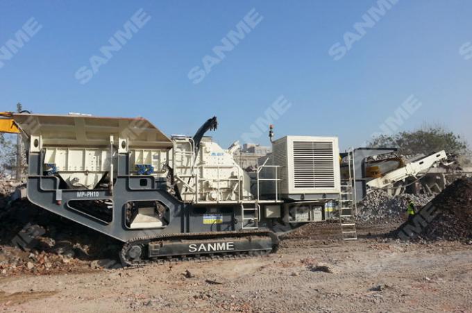 Mining Sand 480t/H Slaked Lime Crawler Impact Crusher 1