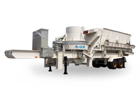 High Mobility VSI Portable Crushing Plants Light Weight Strong Adaptability