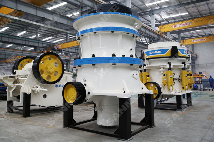 Low Energy Secondary Cone Crusher Machine , Stone Cone Crusher SMG Series