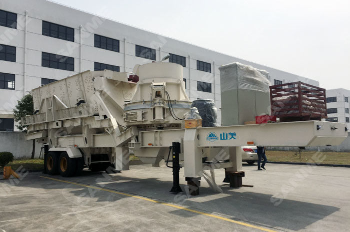 High Strength Portable Crushing Plants Smoothly Running For Stone Mining