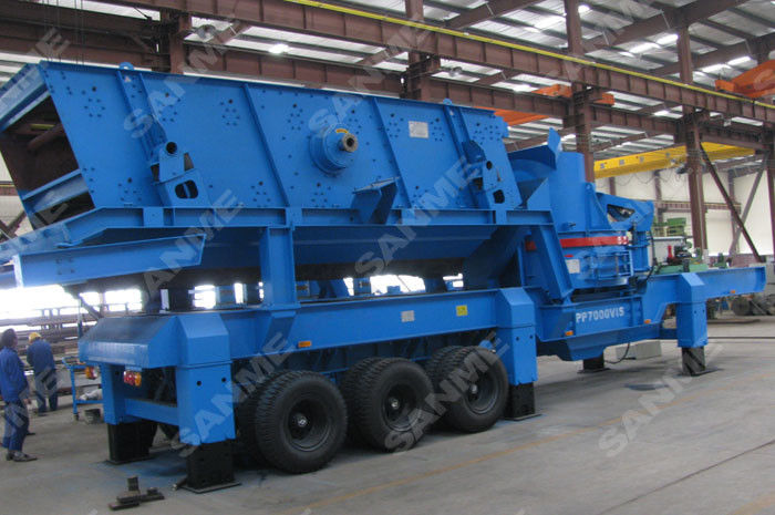 Reliable Operation Portable Crushing Plants High Strength Screen