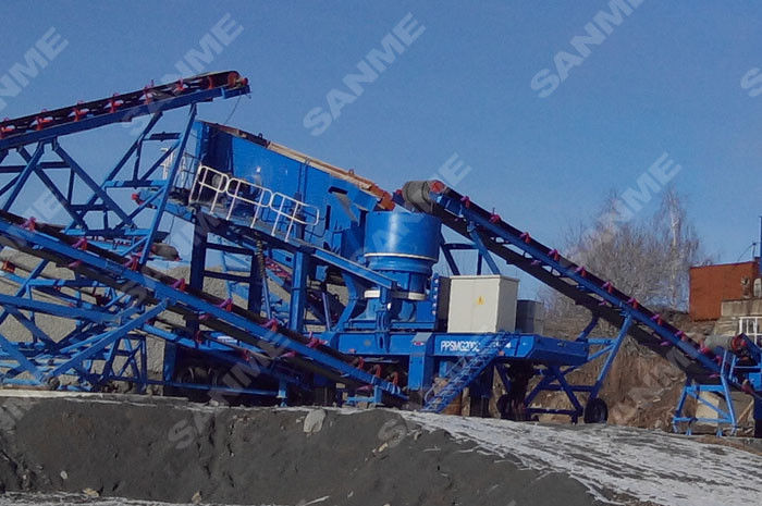 High Capacity Portable Crushing Plants Compact Structure Convenient Operation