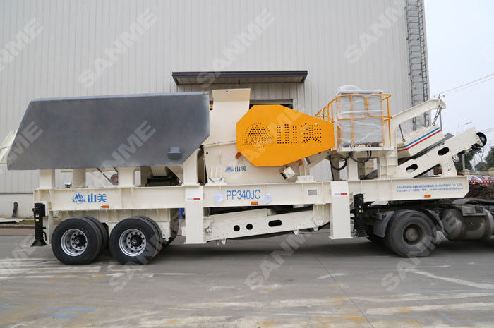 50-810t/H Portable Crushing Plants Convenient Installation Smoothly Running