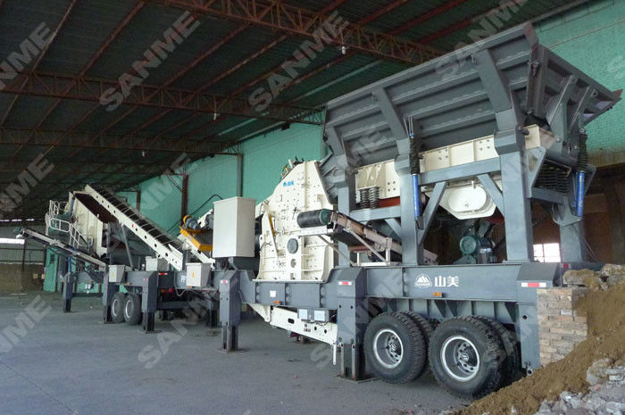 PP Series Stone Portable Crushing Plants Feeding Size 400-1520mm High Capacity