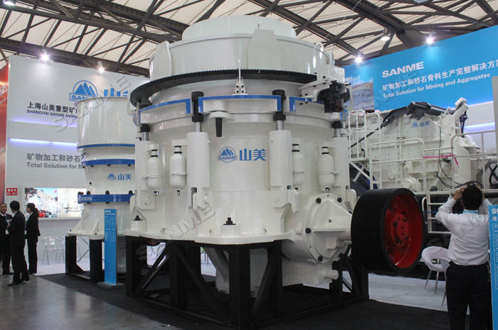 75-90kw Gyratory Crusher , Hydraulic Cone Crusher For Mining Processing