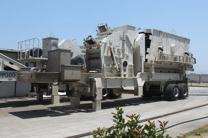 Height 4890mm Andesite Feed 1520mm Compact Mobile Crusher