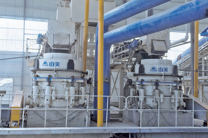 Cone Crusher Granite Production Line 85t/H 130mm Feeding