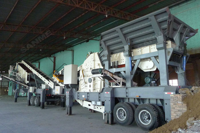 Width 3110mm Metallurgy 450t/H Mobile Impact Crusher