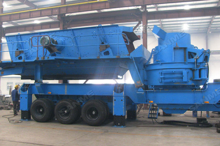 250t/H Andesite Stone Mining Diabase Mobile Vsi Crusher