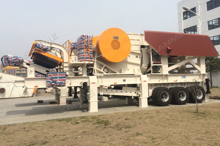 Height 4590mm 86T 50t/H Feed 400mm Mobile Vsi Crusher