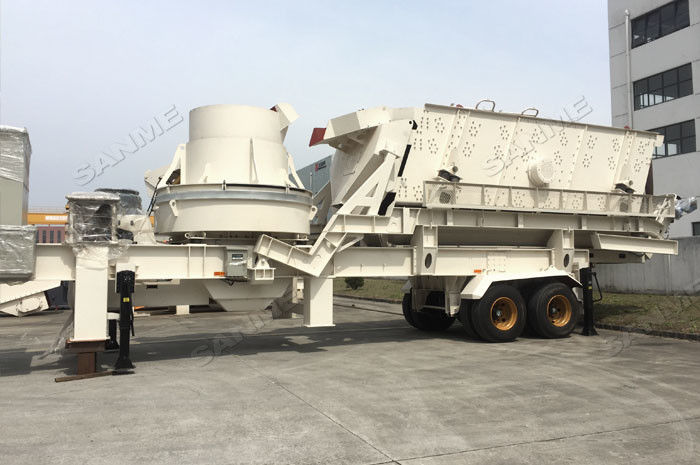 350t/H Granite Portable Crushing Plants For Metallurgy Industry