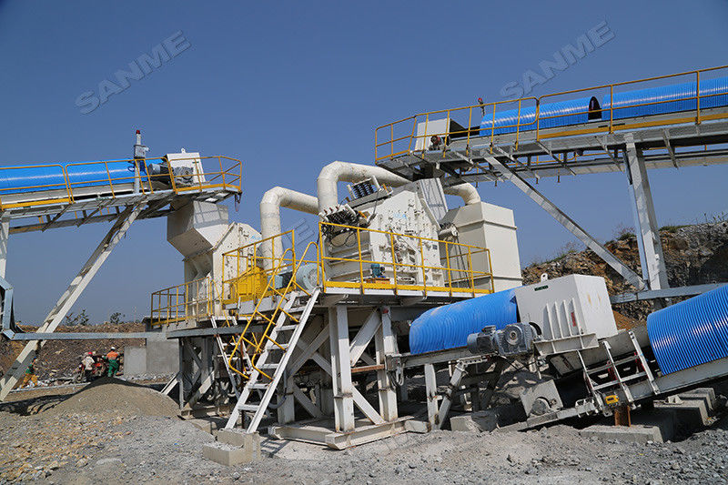 Basalt Feeding 450mm 1500t/H Mining Rock Crusher