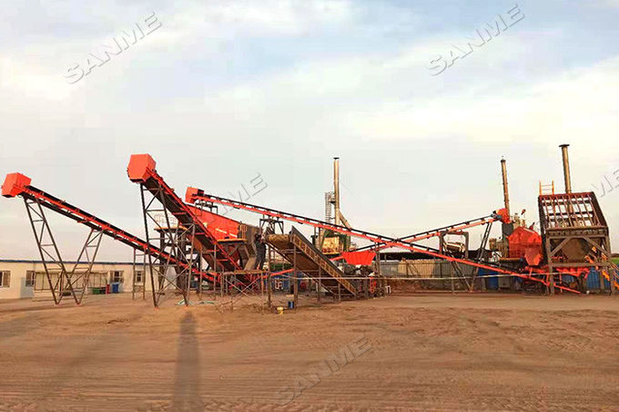 1900t/H DC Motor Iron Ore Crushing Plant 1600mm Feeding 0