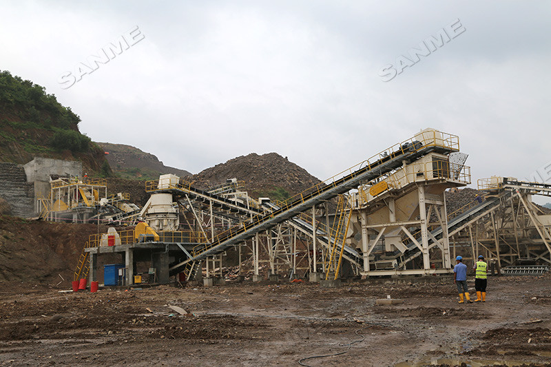 Steel Slag Crushing Production Line , German Technology , Lots Of Project Cases