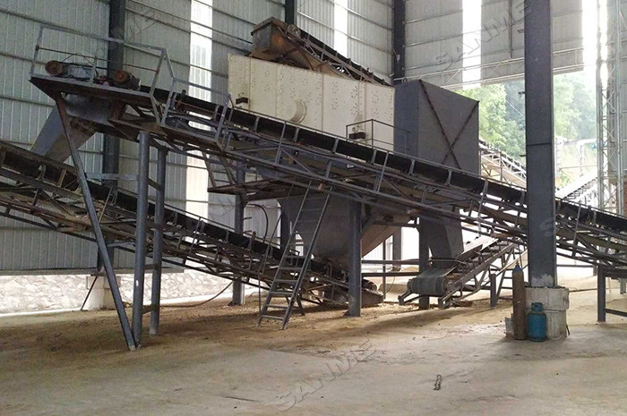 Vibrating Feeding 350mm Aggregate Crushing Equipment 30T/H