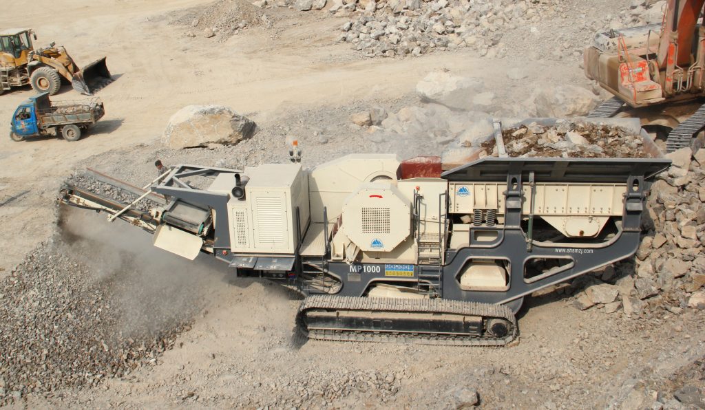 mobile stone crusher