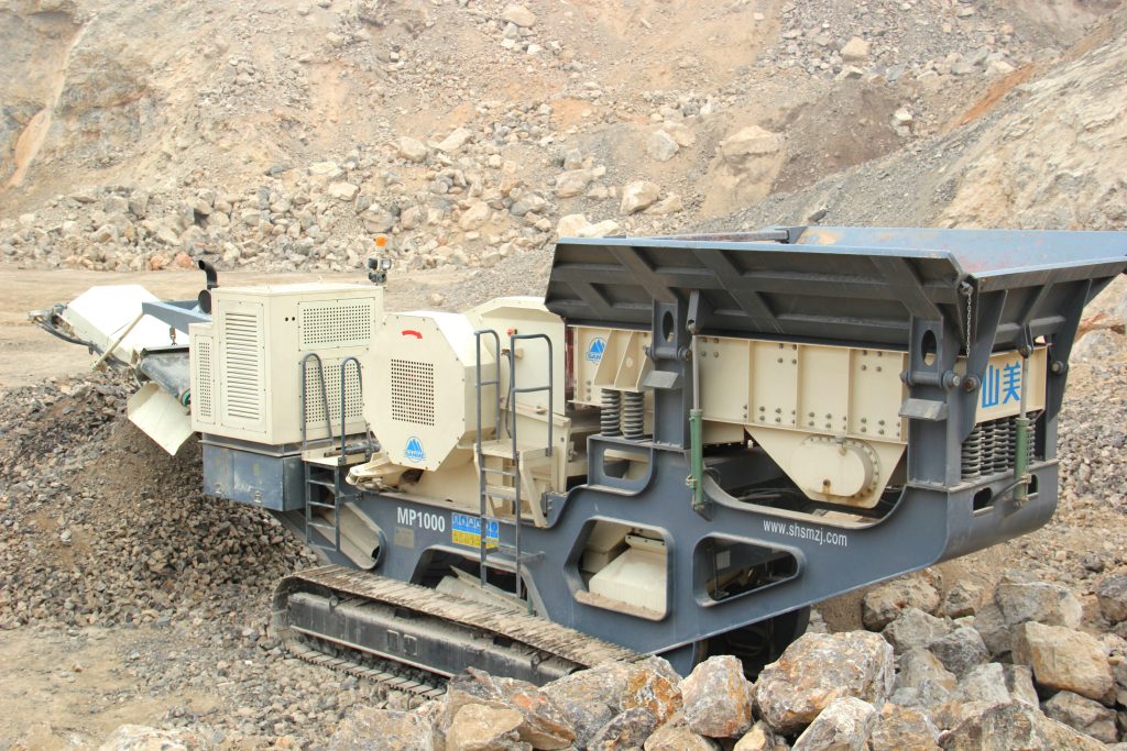 mobile stone crusher